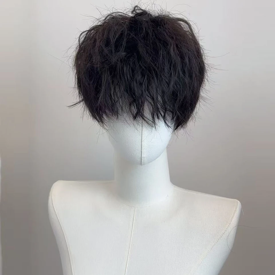 10inch Boys Bangs Wig Synthetic Fiber Layered Hair Heat-Resistant Natural Wave Extend Hair Selfie Party Cool
10inch Boys Bangs Wig Synthetic Fiber Layered Hair Heat-Resistant Natural Wave Extend Hair Selfie Party Cool