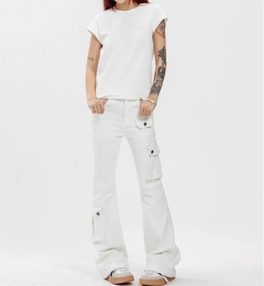 new spring autumn plus size brand female women girls cotton high street flare jeans
new spring autumn plus size brand female women girls cotton high street flare jeans