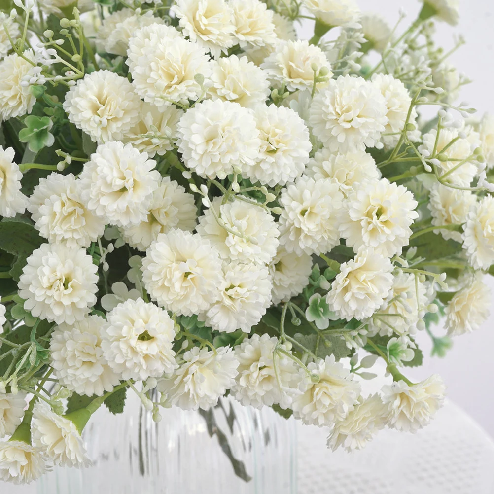 20-Branch Artificial Flowers Cloves Carnations Simulation Plastic Silk Lifelike Home Office Decor Party Bouquet Vase Arrangement
20-Branch Artificial Flowers Cloves Carnations Simulation Plastic Silk Lifelike Home Office Decor Party Bouquet Vase Arrangement