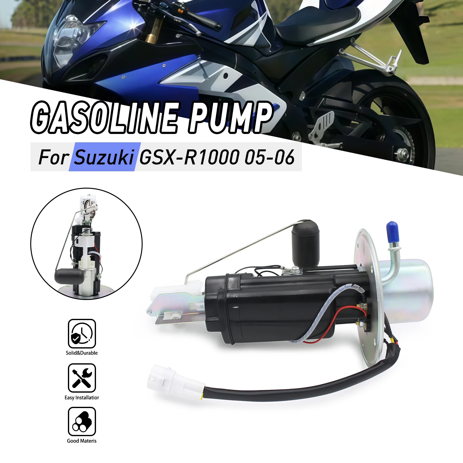 Motorcycle Fuel Pump Assembly UCT30SU21 1510041G00 For Suzuki GSX-R1000 2005 2006 15100-41G00 UC-T30SU21
Motorcycle Fuel Pump Assembly UCT30SU21 1510041G00 For Suzuki GSX-R1000 2005 2006 15100-41G00 UC-T30SU21