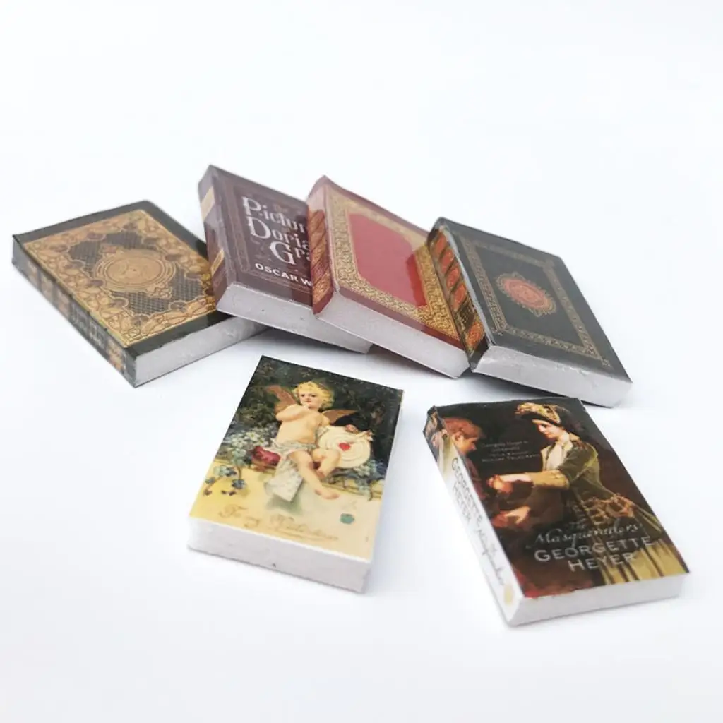 6//12 Doll House Miniatures Assorted Books life Scene Decoration
6//12 Doll House Miniatures Assorted Books life Scene Decoration
