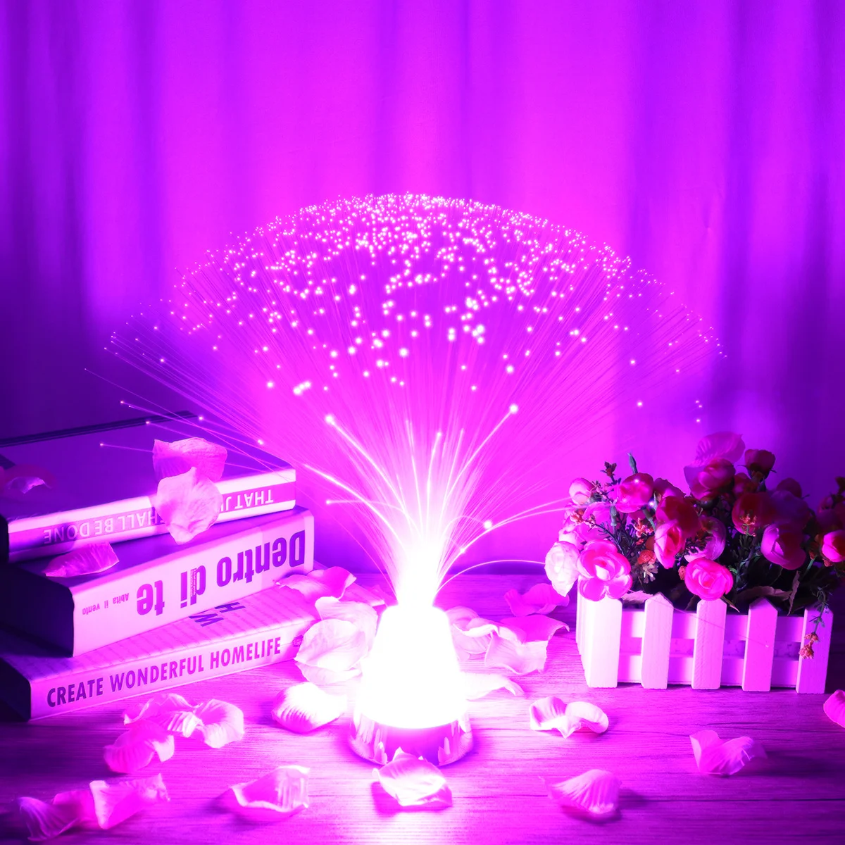 Optic Mood Lamp Glacier with Color-Changing Romantic Atmosphere LED Fiber Optical Lighting
Optic Mood Lamp Glacier with Color-Changing Romantic Atmosphere LED Fiber Optical Lighting