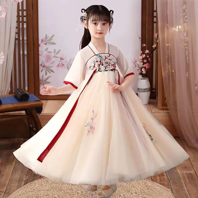 Летнее платье Hanfu для девочек 3-10-12 лет, новинка 2023, детская одежда в старинном японском и корейском стиле, летнее тонкое платье Тан для девочек Chr
Летнее платье Hanfu для девочек 3-10-12 лет, новинка 2023, детская одежда в старинном японском и корейском стиле, летнее тонкое платье Тан для девочек Chr