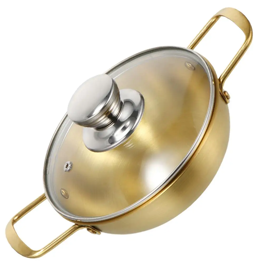 Stainless Steel Noodle Pot Ramen Stockpot with Lid Cooking Pots Large Korean Cooker Soup Non Stick Pan
Stainless Steel Noodle Pot Ramen Stockpot with Lid Cooking Pots Large Korean Cooker Soup Non Stick Pan