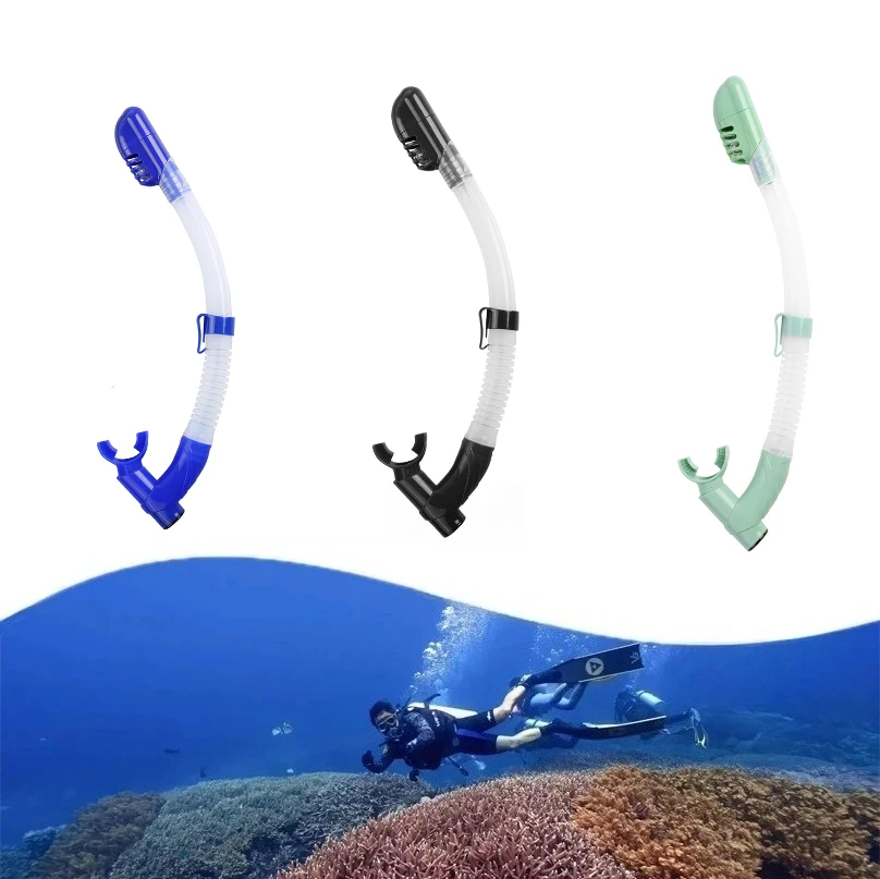 Dry Snorkel Tube Easy Breath Scuba Diving Splash Guard Top Valve Swimming Underwater Equipment For Adults Men Women Youth
Dry Snorkel Tube Easy Breath Scuba Diving Splash Guard Top Valve Swimming Underwater Equipment For Adults Men Women Youth