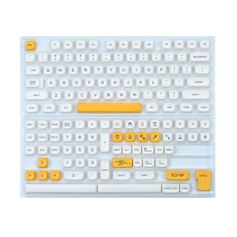 MOA KOA Profile Honey Milk Themed PBT Dye Sublimation 138 Keys Full Set Mechanical Keyboard Keycaps
MOA KOA Profile Honey Milk Themed PBT Dye Sublimation 138 Keys Full Set Mechanical Keyboard Keycaps
