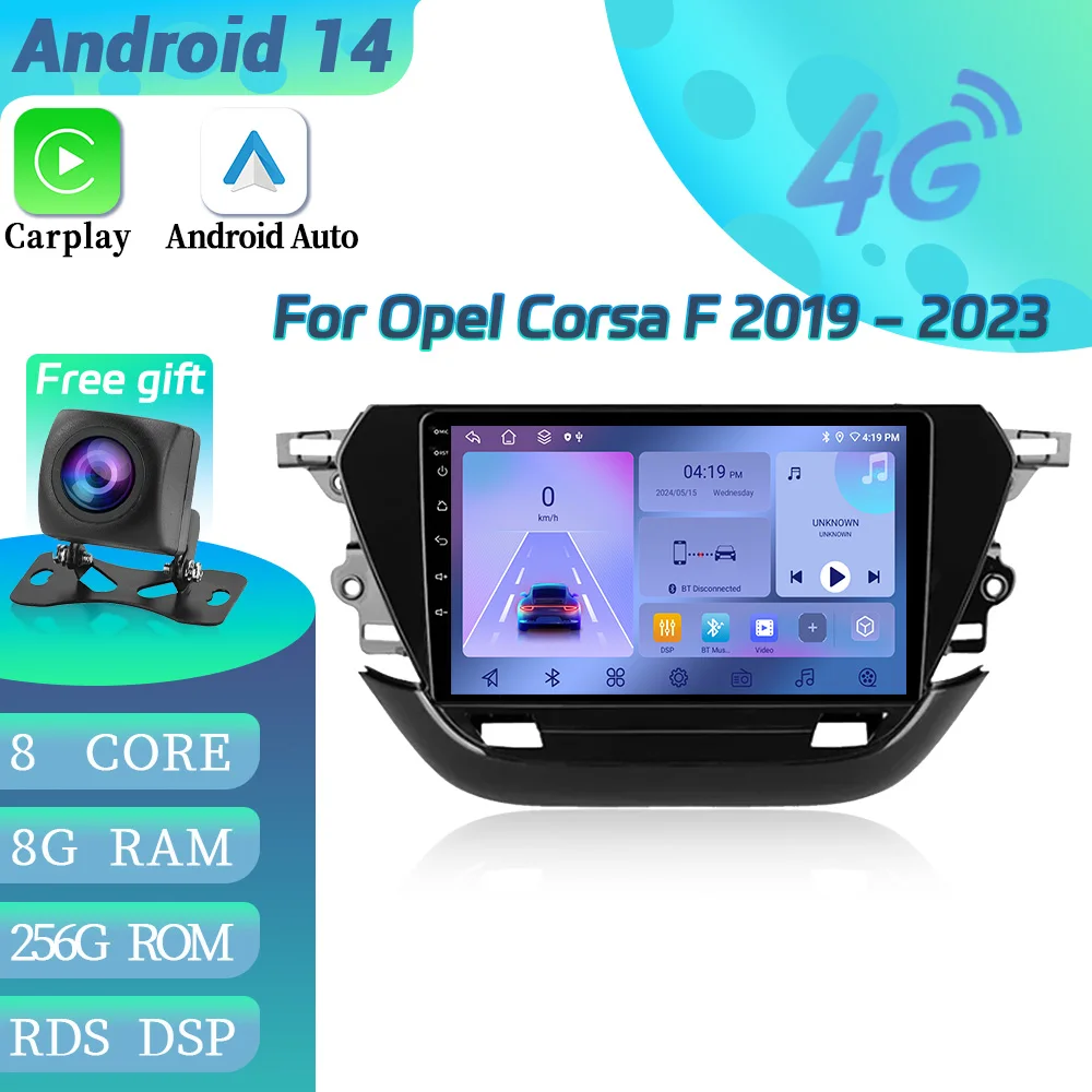 Android 14 For Opel Corsa F 2019-2023 Autoradio Car Radio Video Player Navigation 4G GPS Multimedia Carplay Touch Screen Stereo
Android 14 For Opel Corsa F 2019-2023 Autoradio Car Radio Video Player Navigation 4G GPS Multimedia Carplay Touch Screen Stereo