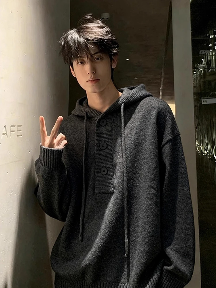 Мужской вязаный свитшот с капюшоном Deep ey, осенне-зимняя новинка, в американском стиле, повседневный, удобный, мягкий
Мужской вязаный свитшот с капюшоном Deep ey, осенне-зимняя новинка, в американском стиле, повседневный, удобный, мягкий