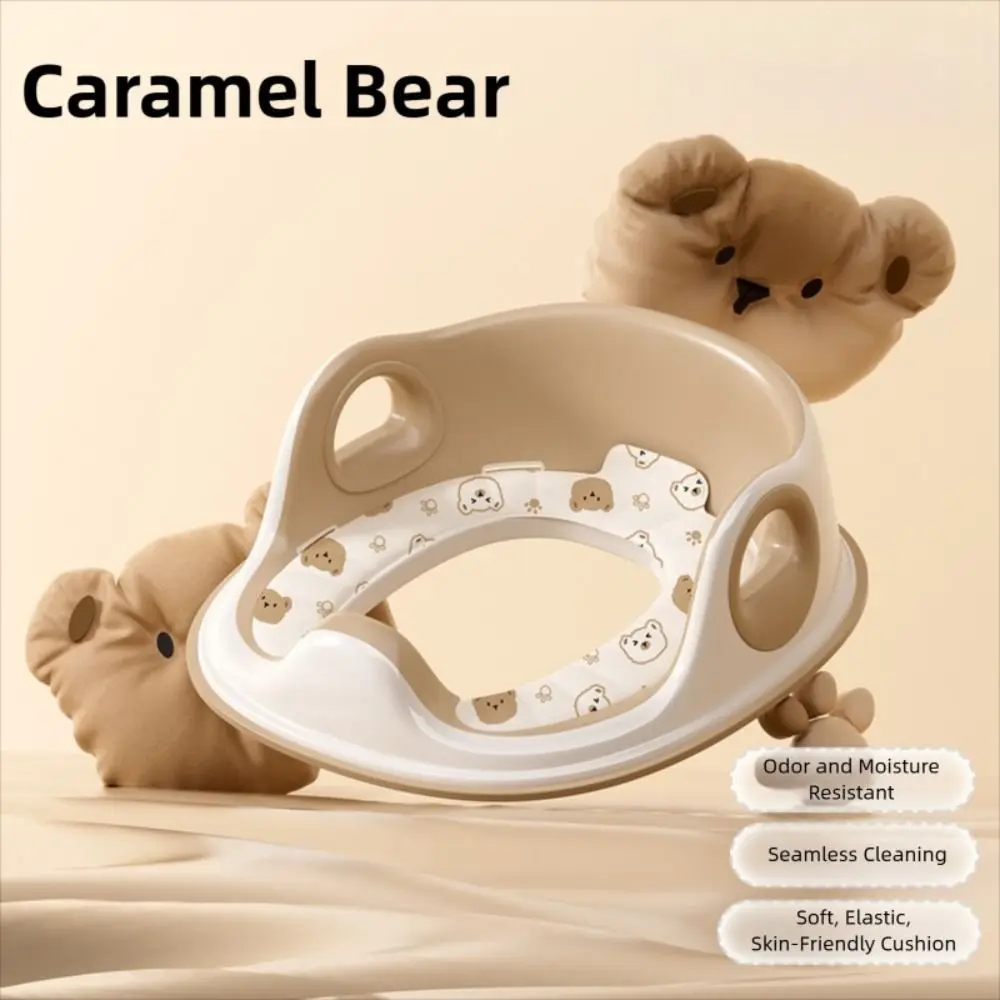 New Cartoon Bear Potty Training Seat with Handle Anti-Slip Toddler Toilet Seat Detachable EVA Potty Cushion for 0-3 Years Old
New Cartoon Bear Potty Training Seat with Handle Anti-Slip Toddler Toilet Seat Detachable EVA Potty Cushion for 0-3 Years Old