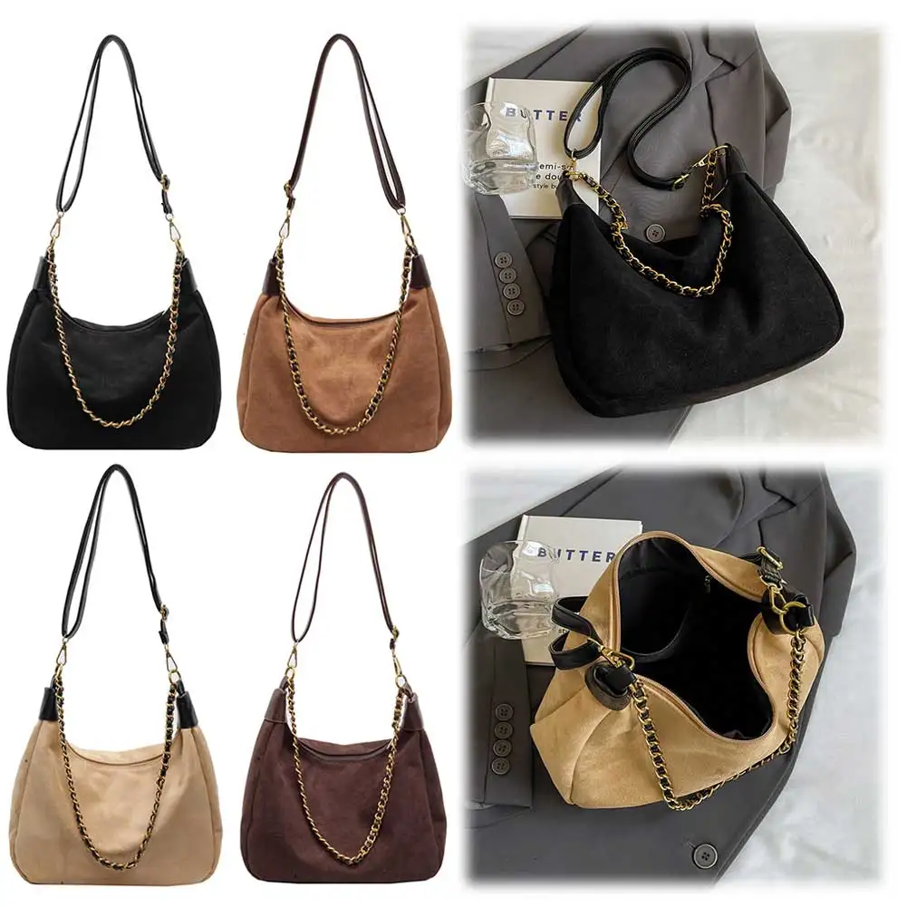 Women Suede Shoulder Bag Adjustable Strap Crossbody Bag with Inner Pocket Underarm Bag Work Travel Bag
Women Suede Shoulder Bag Adjustable Strap Crossbody Bag with Inner Pocket Underarm Bag Work Travel Bag