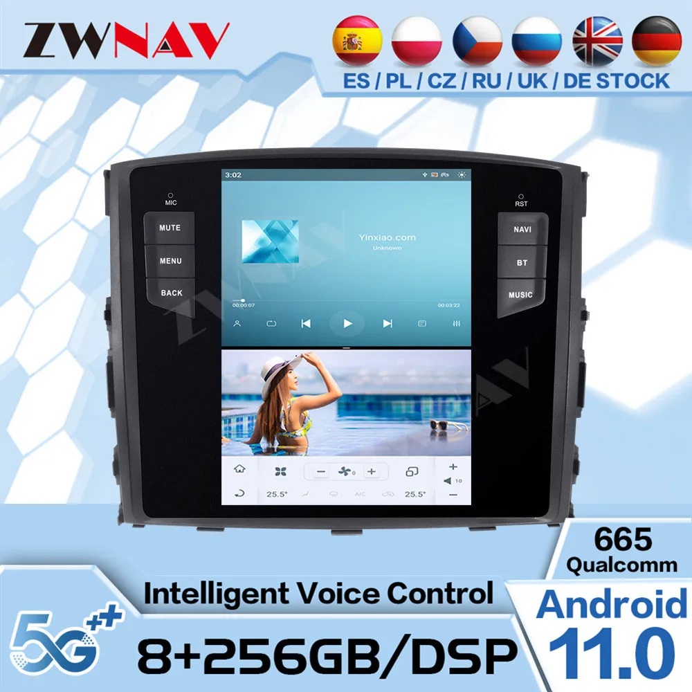 Мультимедийный процессор Qualcomm Tesla Android 11 для Mitsubishi Pajero V97 V93 Shogun Montero 2006 + головное устройство с GPS-Навигатором и радиоприемником
Мультимедийный процессор Qualcomm Tesla Android 11 для Mitsubishi Pajero V97 V93 Shogun Montero 2006 + головное устройство с GPS-Навигатором и радиоприемником