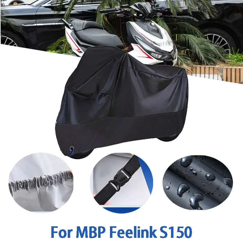 Motorcycle Full Covers For MBP Feelink S150 Car Outdoors Sun Protection Dust No Ear Thickened Oxford Clothcover Accessories
Motorcycle Full Covers For MBP Feelink S150 Car Outdoors Sun Protection Dust No Ear Thickened Oxford Clothcover Accessories