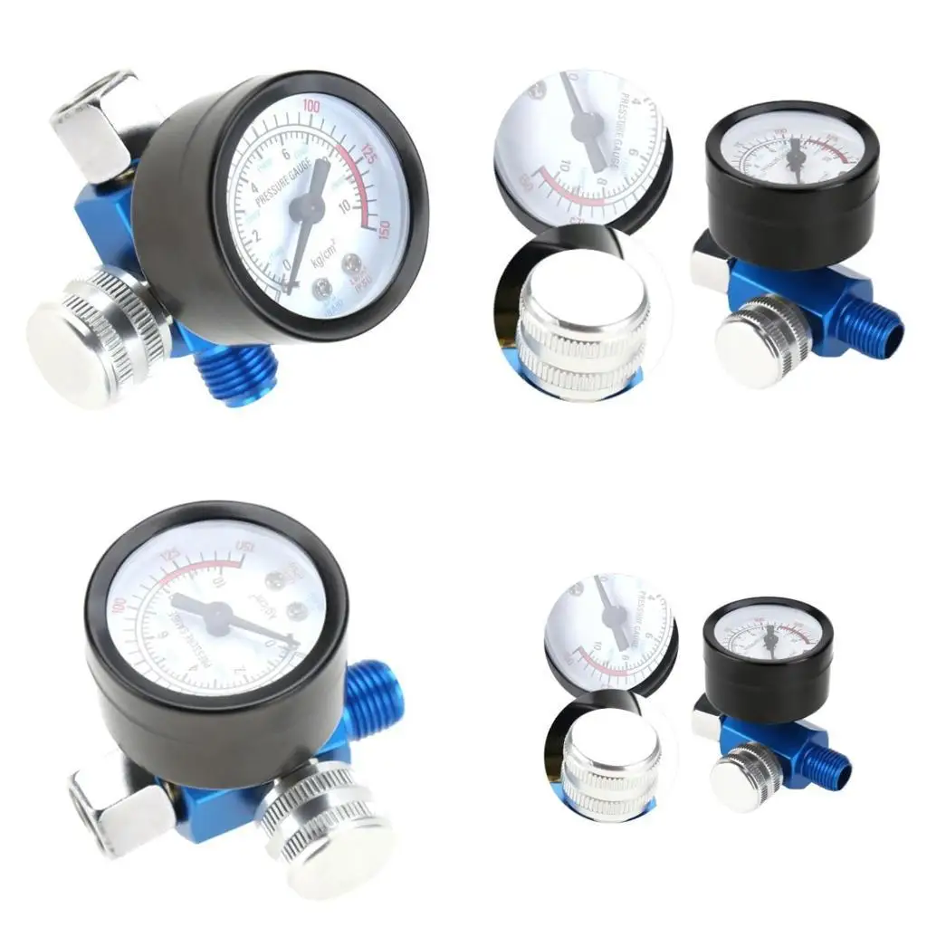 652F Air Pressure Regulator 1/4in 0-150 PSI Paint Air Pressure Gauge Meter
652F Air Pressure Regulator 1/4in 0-150 PSI Paint Air Pressure Gauge Meter