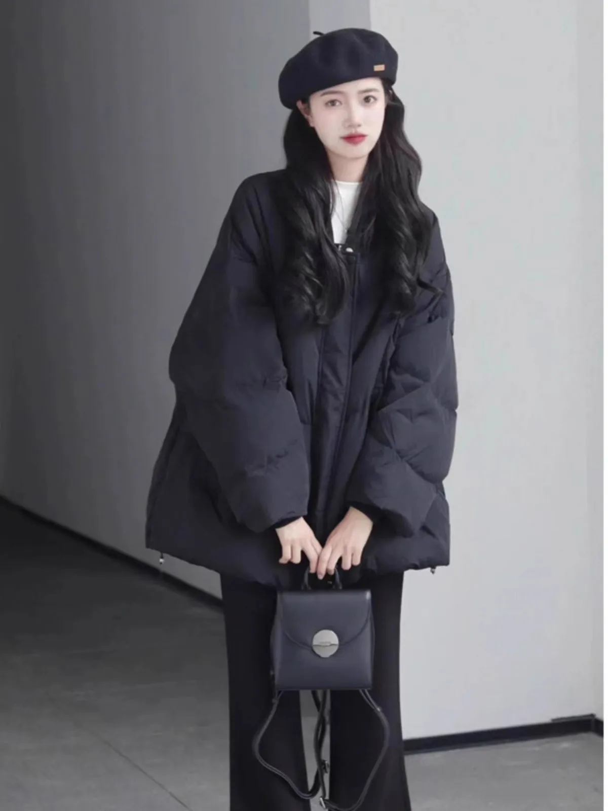 plus Size Black down Cotton Jacket Women's Spring Casual Style Two-Piece Set Slimming Pants High Waist Long Sleeve Zipper Clo...
plus Size Black down Cotton Jacket Women's Spring Casual Style Two-Piece Set Slimming Pants High Waist Long Sleeve Zipper Clo...