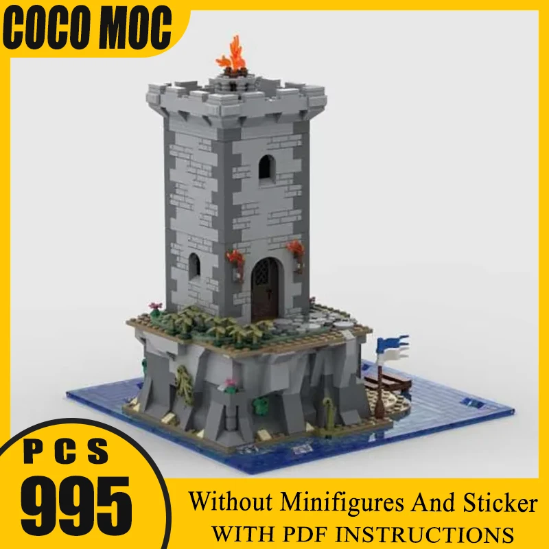 Средневековый остров, модель маяка, Moc, строительные блоки, технические кирпичи, сделай сам, сборка, замок, вид на улицу, игрушка для подарка ребенку
Средневековый остров, модель маяка, Moc, строительные блоки, технические кирпичи, сделай сам, сборка, замок, вид на улицу, игрушка для подарка ребенку