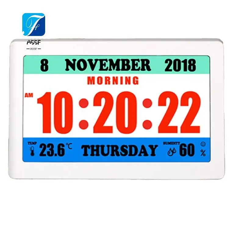A55F-TFT цветной экран цифровой дисплей часы напоминание будильник для гостиной спальни кабинет вестибюль настенные часы
A55F-TFT цветной экран цифровой дисплей часы напоминание будильник для гостиной спальни кабинет вестибюль настенные часы