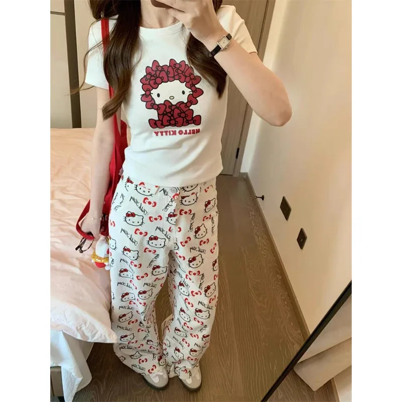 3D Printed HelloKitty Set, Summer New, Loose, Slimming, Quick Drying, Versatile, Casual Clothing Suitable for Multiple Scenes
3D Printed HelloKitty Set, Summer New, Loose, Slimming, Quick Drying, Versatile, Casual Clothing Suitable for Multiple Scenes