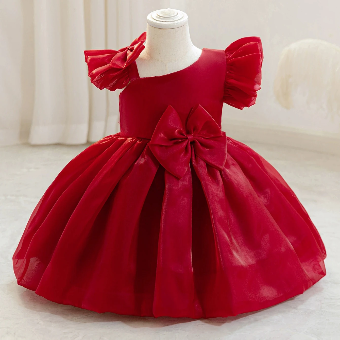 HETISO New Baby Girl Toddler Dress Kids Birthday Party Dress Chiffon Bow Little Girl Sweet Fly Sleeve Cute Gown 6M-4 Years
HETISO New Baby Girl Toddler Dress Kids Birthday Party Dress Chiffon Bow Little Girl Sweet Fly Sleeve Cute Gown 6M-4 Years