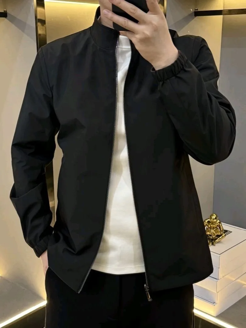 Men's Casual Double-Sided Wear Outdoor Jaet Stand Collar Advanced Sle Spring Autumn Polyester Cotton Blend Long Sve
Men's Casual Double-Sided Wear Outdoor Jaet Stand Collar Advanced Sle Spring Autumn Polyester Cotton Blend Long Sve