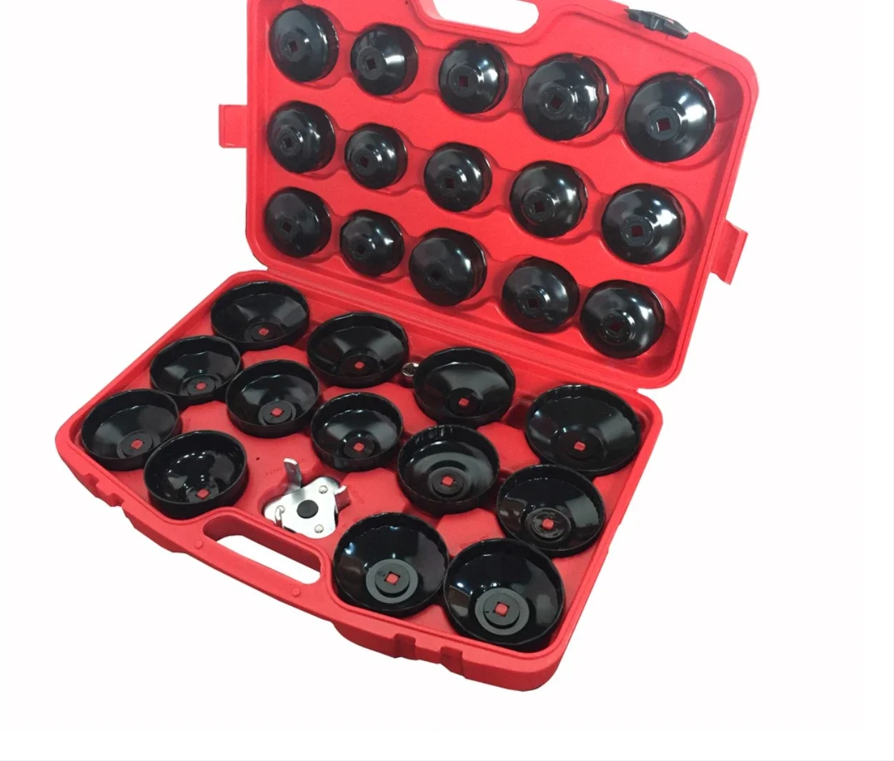 30pc Oil Filter Removal Wrench Cap Car Garage Tool Set Loosen Tighten Cup Socket
30pc Oil Filter Removal Wrench Cap Car Garage Tool Set Loosen Tighten Cup Socket