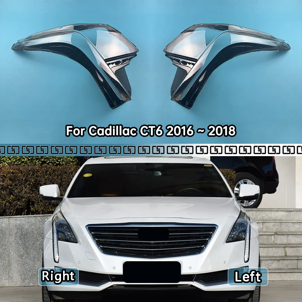 For Cadillac CT6 2016 2017 2018 Transparent Headlamp Lamp Shell Lens Headlight Cover Plexiglass Replace Original Lampshade
For Cadillac CT6 2016 2017 2018 Transparent Headlamp Lamp Shell Lens Headlight Cover Plexiglass Replace Original Lampshade
