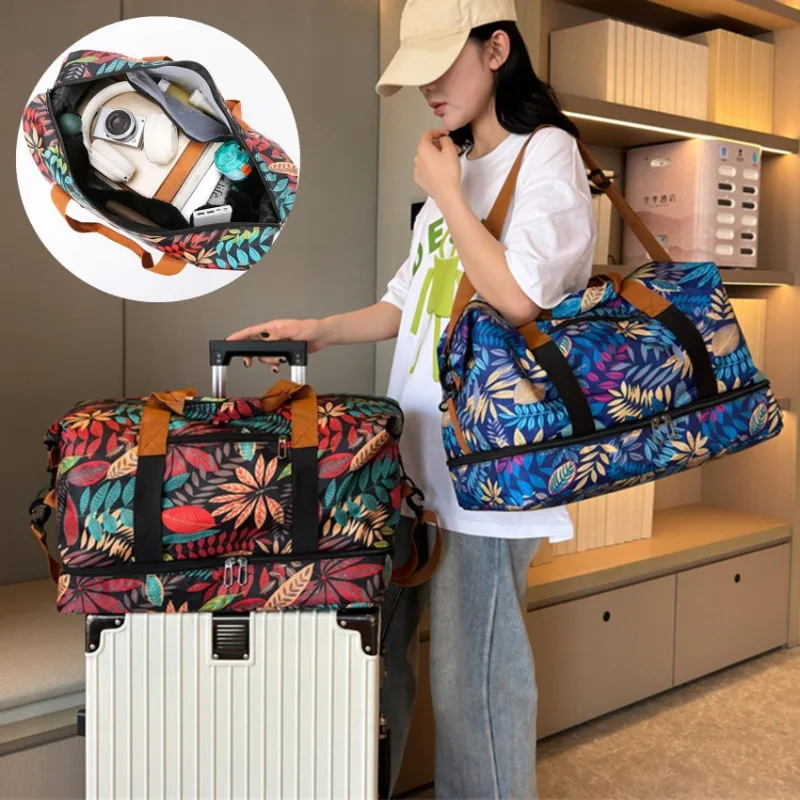 Carry On Travel Bag Large Capacity Gym Bag Weekender Overnight Duffle Bags With Shoe Compartment Sports Fitness Bags for Women
Carry On Travel Bag Large Capacity Gym Bag Weekender Overnight Duffle Bags With Shoe Compartment Sports Fitness Bags for Women