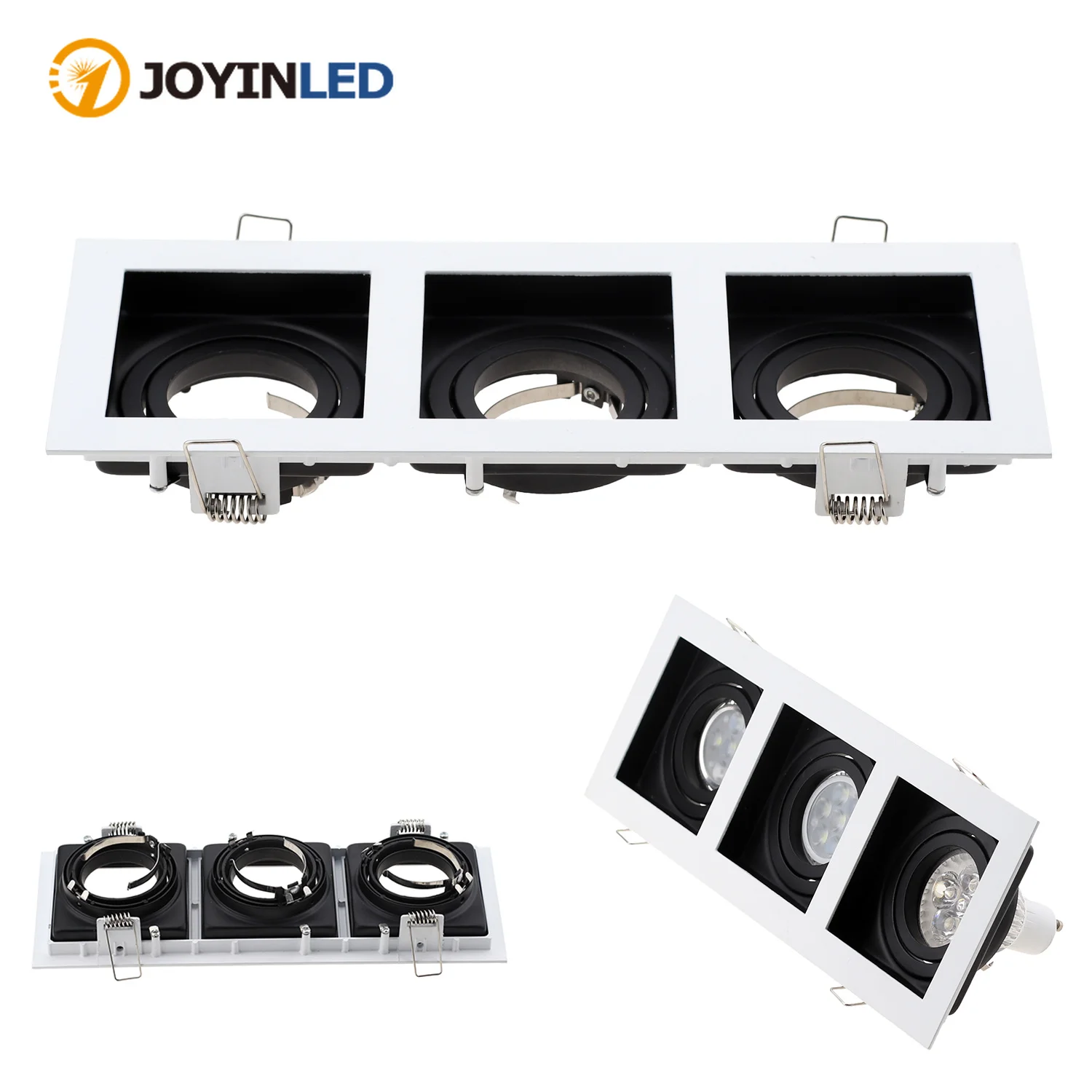 JOYINLED 1/6PCS GU10 Recessed Downlight Frame, Ceiling Spotlight Holder, Mounting Fitting for LED or Halogen GU10 MR16 Bulbs
JOYINLED 1/6PCS GU10 Recessed Downlight Frame, Ceiling Spotlight Holder, Mounting Fitting for LED or Halogen GU10 MR16 Bulbs