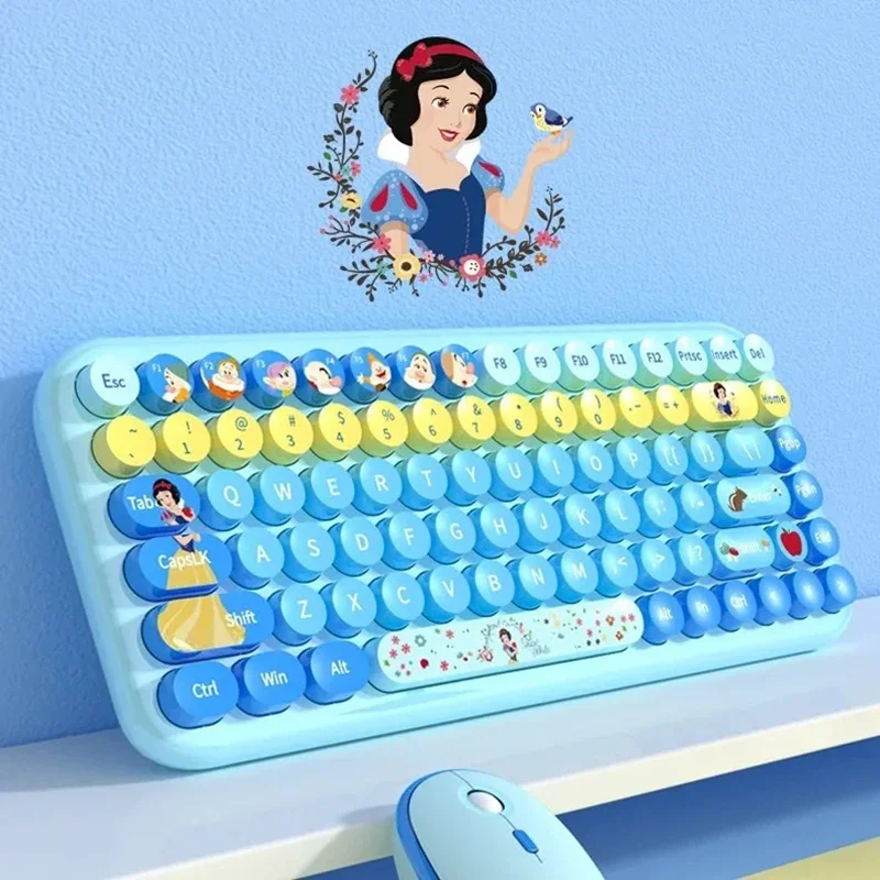 Набор беспроводной клавиатуры и мыши Kawaii Princess, колпачки для клавиш с мультяшной тематикой, беспроводная клавиатура 2,4G для ноутбука, подарок для девочек
Набор беспроводной клавиатуры и мыши Kawaii Princess, колпачки для клавиш с мультяшной тематикой, беспроводная клавиатура 2,4G для ноутбука, подарок для девочек
