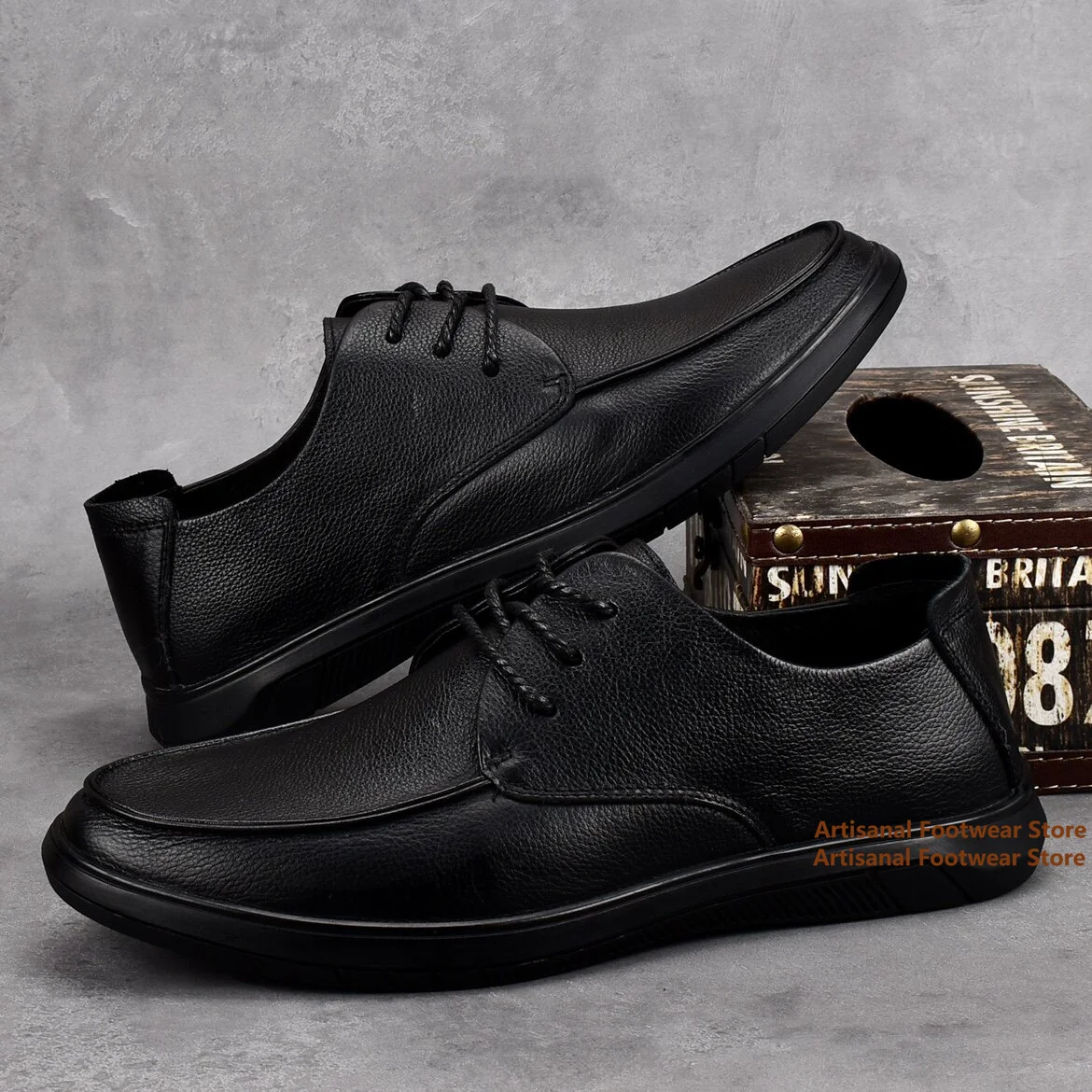Hollow Out Leather Men's Shoes Black Leather Casual Leather Shoes Breathable Soft Leather Soft Soled Driving Men's Shoes
Hollow Out Leather Men's Shoes Black Leather Casual Leather Shoes Breathable Soft Leather Soft Soled Driving Men's Shoes