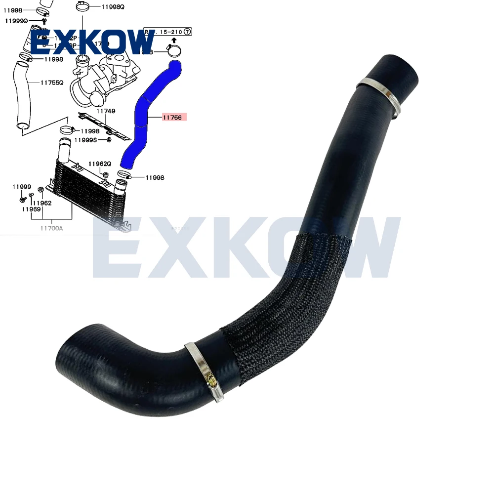 Inter Cooler Intake Air Hose fit for Mitsubishi Pajero Montero V68W V78W MR404757
Inter Cooler Intake Air Hose fit for Mitsubishi Pajero Montero V68W V78W MR404757