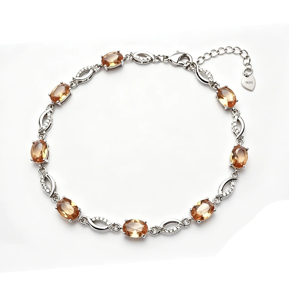 Zultanite Bracelet Sterling 925 Silver Oval Cut 5*7mm Created Sultanite Color Chance Fine Jewelry for Women Wedding Party Gift
Zultanite Bracelet Sterling 925 Silver Oval Cut 5*7mm Created Sultanite Color Chance Fine Jewelry for Women Wedding Party Gift