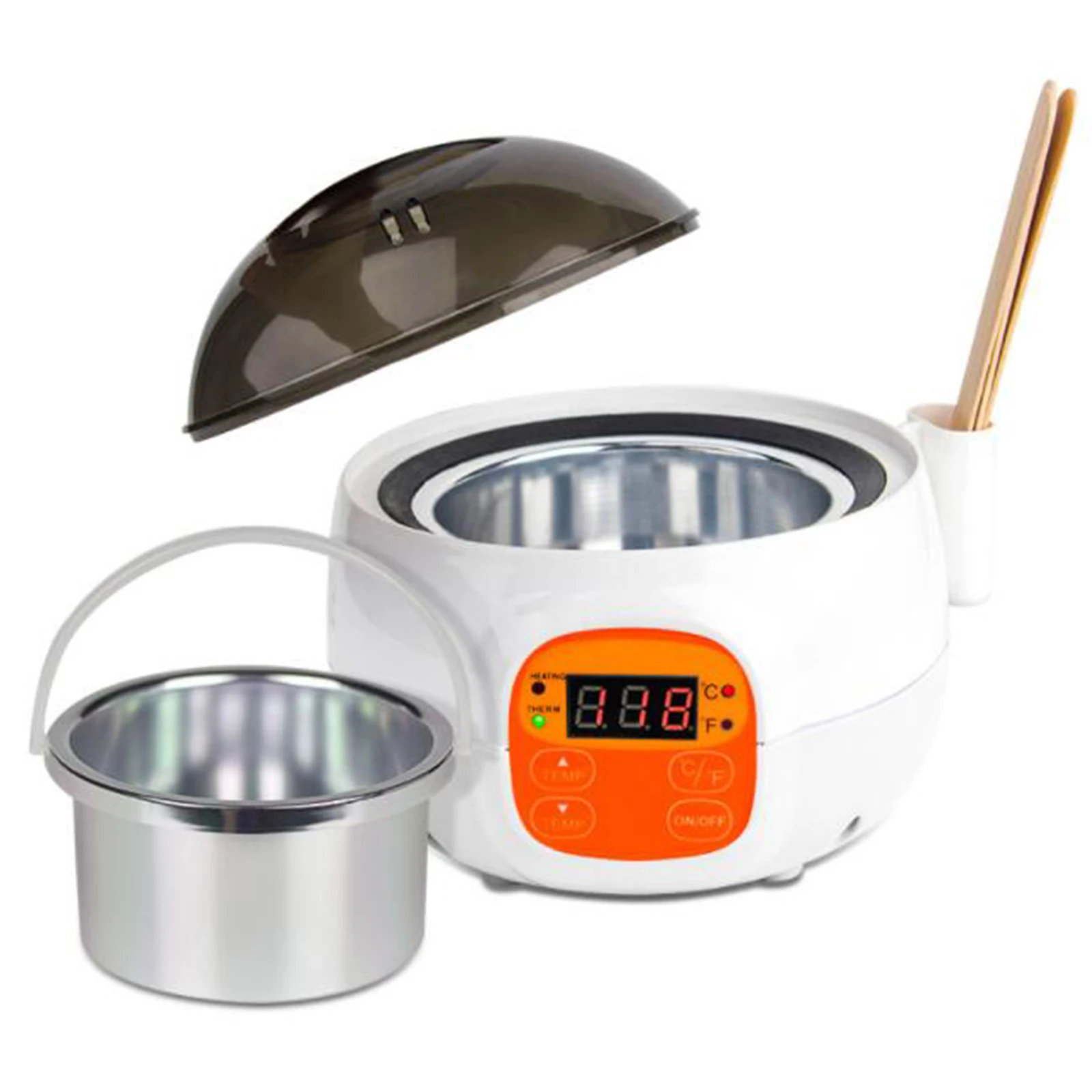 Wax Warmer Inner Pot with Handle Hair Removal Melting Pot Wax Pot for Salon Spa Home (not include machine)
Wax Warmer Inner Pot with Handle Hair Removal Melting Pot Wax Pot for Salon Spa Home (not include machine)