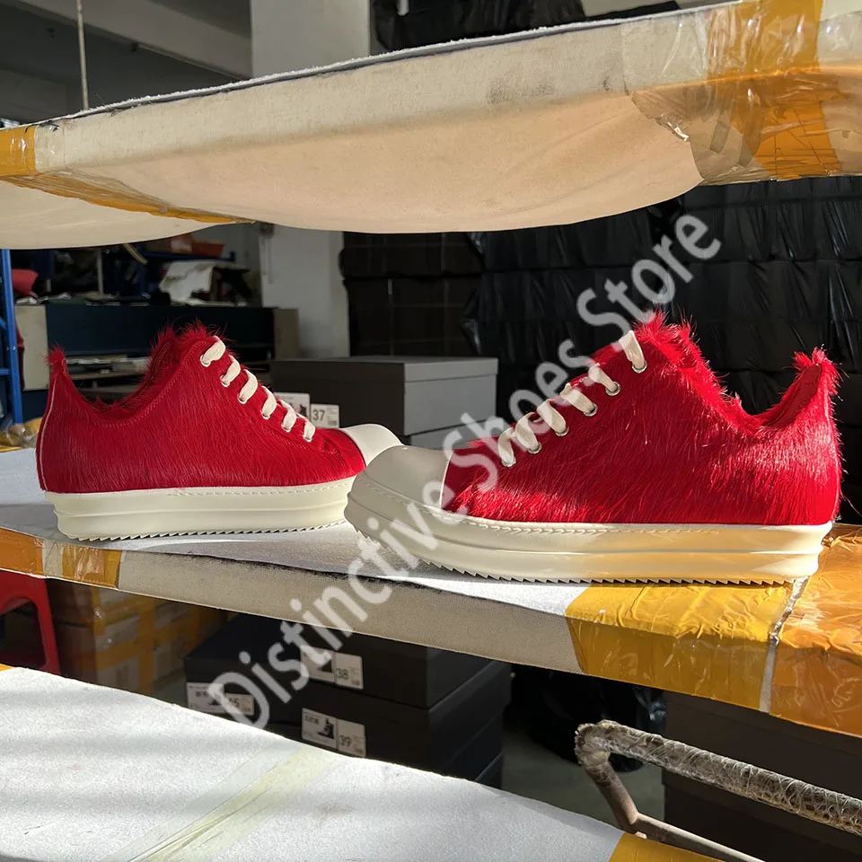 Luxury Horsehair Genuine Leather Shoes Low Top Lace Up High Street Sneaker Ro Men Shoes Couple Style Leisure Thick Bottomed Shoe
Luxury Horsehair Genuine Leather Shoes Low Top Lace Up High Street Sneaker Ro Men Shoes Couple Style Leisure Thick Bottomed Shoe