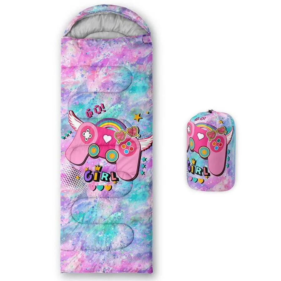Sleeping Bag for Boys GirlsRocket Moon Print-Lightweight Warm Portable Outdoor Indoor-Waterproof Cold Weather Resistant Sleepin
Sleeping Bag for Boys GirlsRocket Moon Print-Lightweight Warm Portable Outdoor Indoor-Waterproof Cold Weather Resistant Sleepin