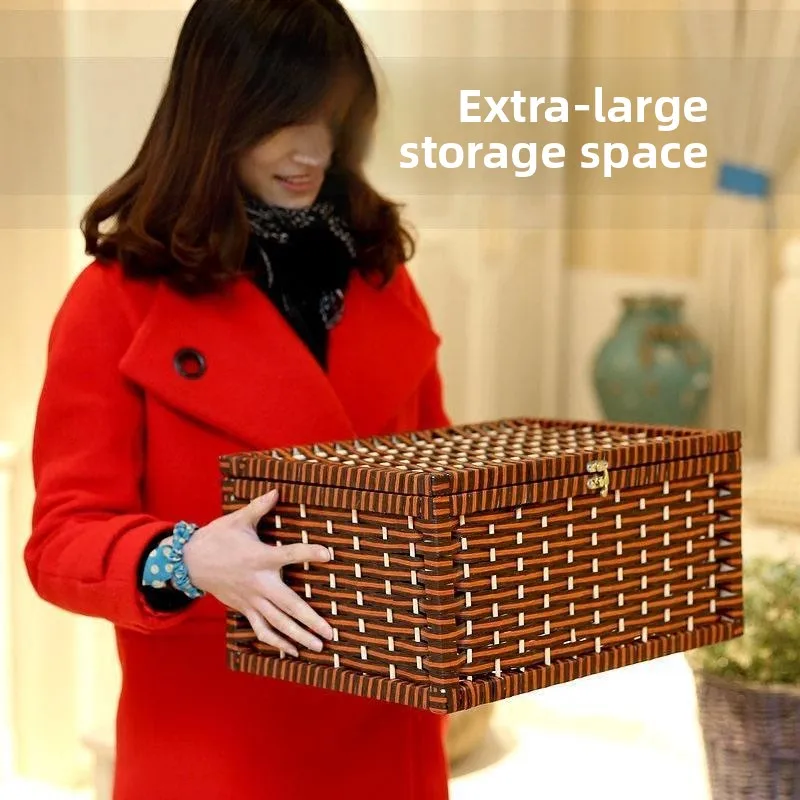 Rattan Woven Desktop Storage Box Underwear Cosmetic Organizer Home Miscellaneous Sna Basket Storage Box Nordic Sle Living...
Rattan Woven Desktop Storage Box Underwear Cosmetic Organizer Home Miscellaneous Sna Basket Storage Box Nordic Sle Living...