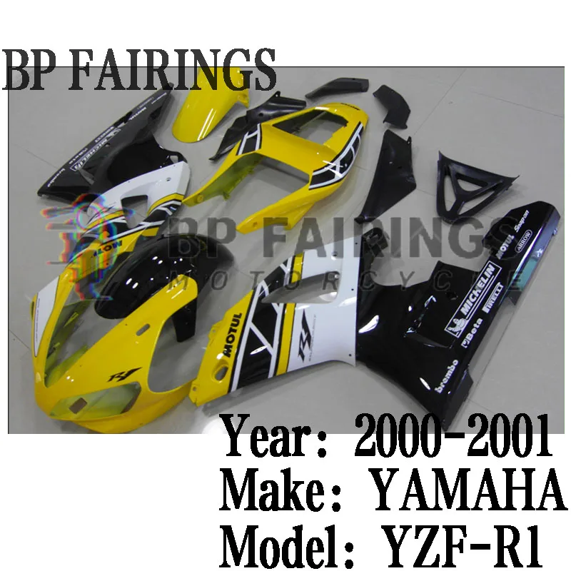 Новинка Обтекатели из АБС-пластика для Yamaha YZF R1 2000 2001 детали кузова обтекатели R1 00 01 желтый белый черный
Новинка Обтекатели из АБС-пластика для Yamaha YZF R1 2000 2001 детали кузова обтекатели R1 00 01 желтый белый черный