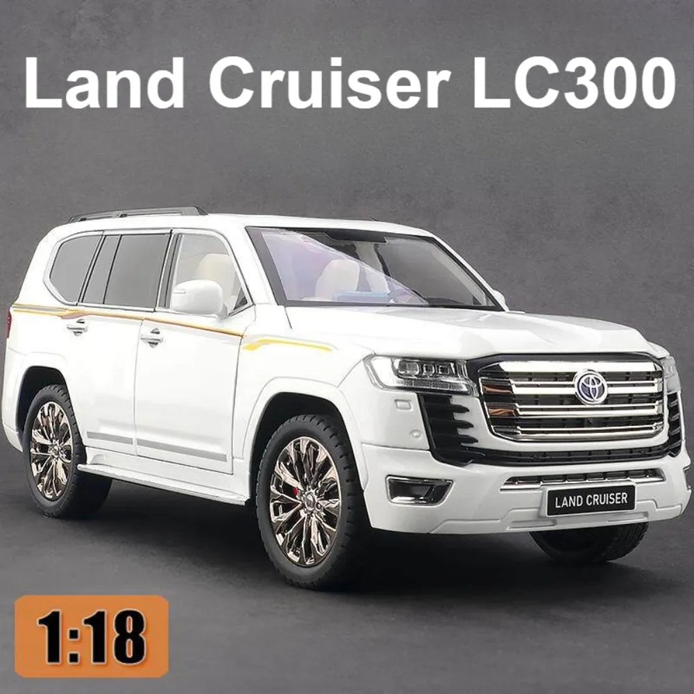 Large 1:18 Land Cruiser LC300 Accord Toy Car Model Diecast Metal Shock Absorption Off-road Vehicles Exquisite Interior Models
Large 1:18 Land Cruiser LC300 Accord Toy Car Model Diecast Metal Shock Absorption Off-road Vehicles Exquisite Interior Models