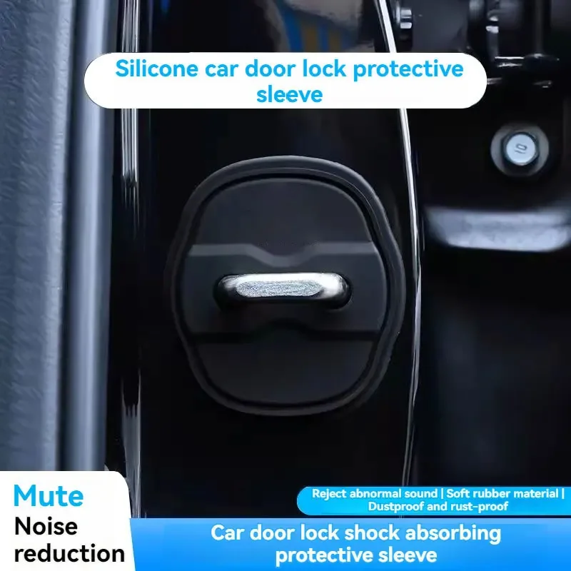Car Door Silicone Protective Cover Door Lock Silent Anti-collision Shock-absorbing Buffer with logo For Hyundai Car Accessories
Car Door Silicone Protective Cover Door Lock Silent Anti-collision Shock-absorbing Buffer with logo For Hyundai Car Accessories
