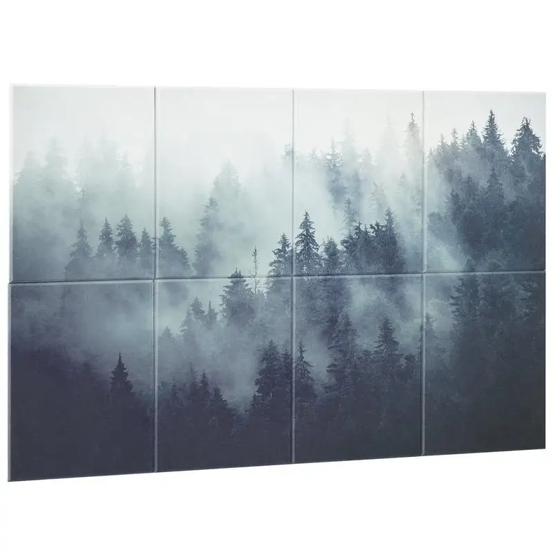 Forest Landscape Acoustic Treatment Boards 63 x 23.62 x 0.4 inch For Home Office Studio, Sound Absorbing Decorative Wall Tiles High Density Self Adhesive Polyester Fiber 8 Pack
Forest Landscape Acoustic Treatment Boards 63 x 23.62 x 0.4 inch For Home Office Studio, Sound Absorbing Decorative Wall Tiles High Density Self Adhesive Polyester Fiber 8 Pack