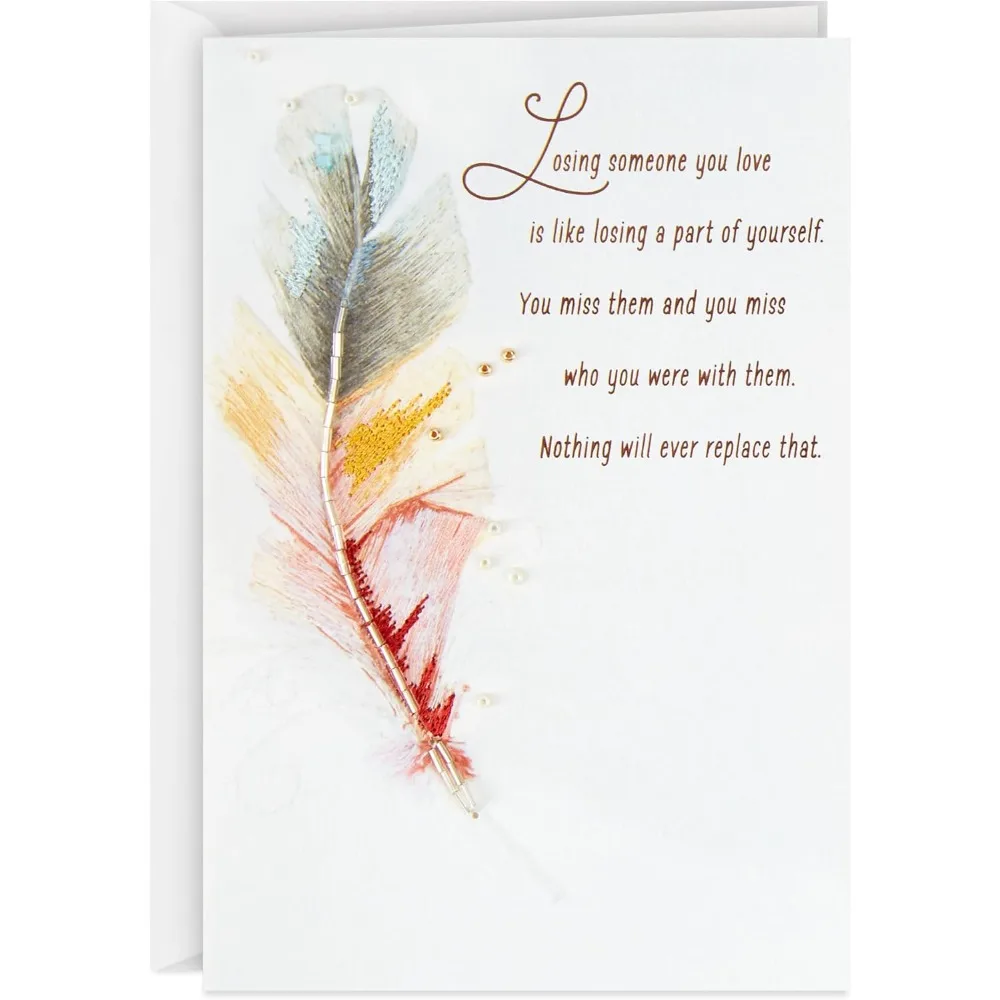 Sympathy Card (Gemstone Feather)
Sympathy Card (Gemstone Feather)