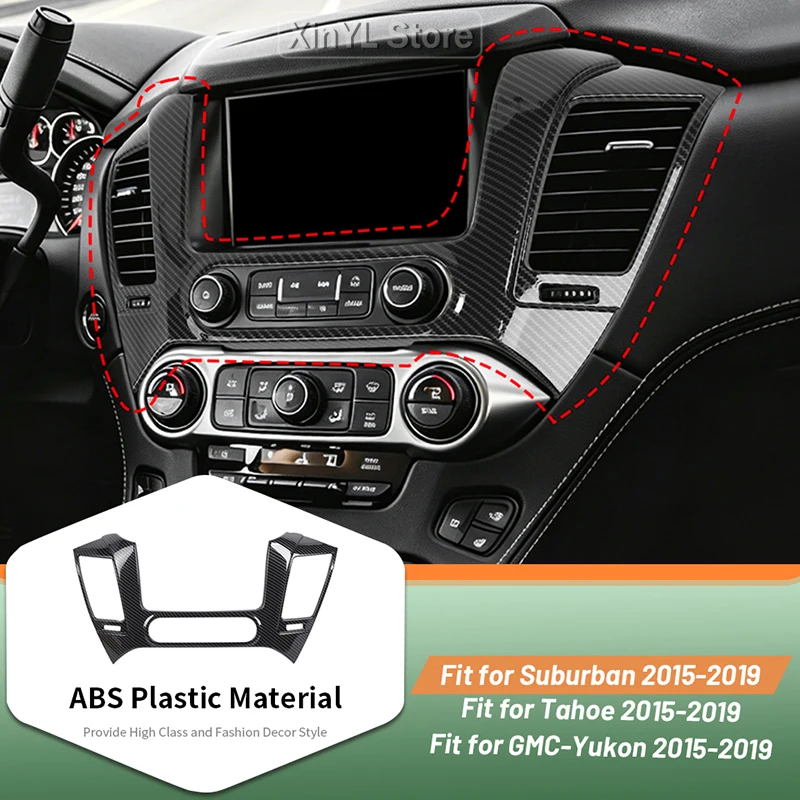 Central Control Navigation Panel Decoration Cover For Chevy Suburban/Tahoe 2015 2016 2017 2018 2019 UpInterior Accessories
Central Control Navigation Panel Decoration Cover For Chevy Suburban/Tahoe 2015 2016 2017 2018 2019 UpInterior Accessories