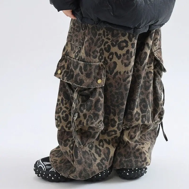 Boys Tie-dyed Leopard Cargo Pants 2025 Spring Autumn Jeans Korean Style Big Boys Straight Leg Pants Casual Kids Handsome Pants
Boys Tie-dyed Leopard Cargo Pants 2025 Spring Autumn Jeans Korean Style Big Boys Straight Leg Pants Casual Kids Handsome Pants