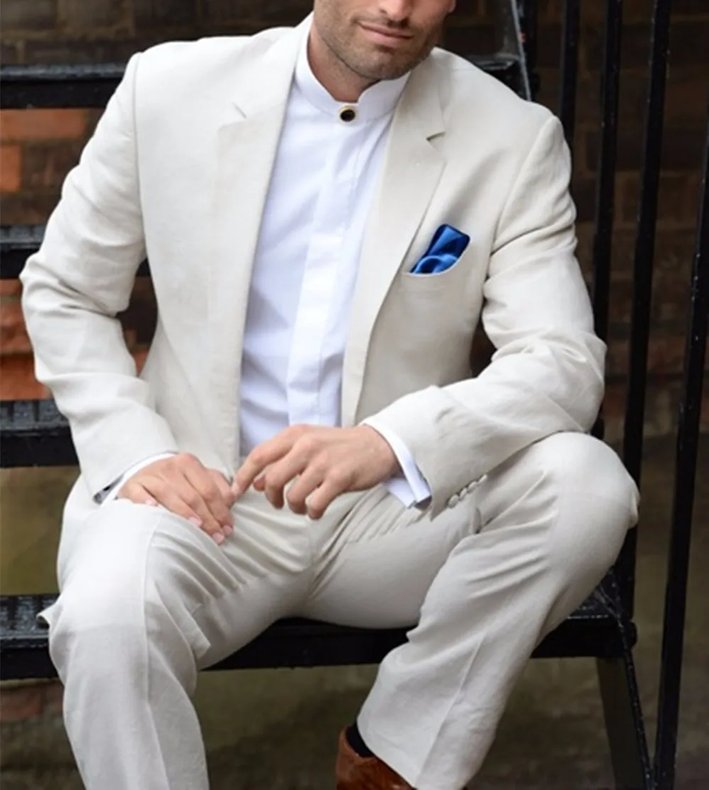 2024 Latest Coat Pant Designs Ivory Summer Beach Men Suits Slim Fit 2 Pieces Wedding Tuxedos Suits Groom Blazer Costume Homme
2024 Latest Coat Pant Designs Ivory Summer Beach Men Suits Slim Fit 2 Pieces Wedding Tuxedos Suits Groom Blazer Costume Homme