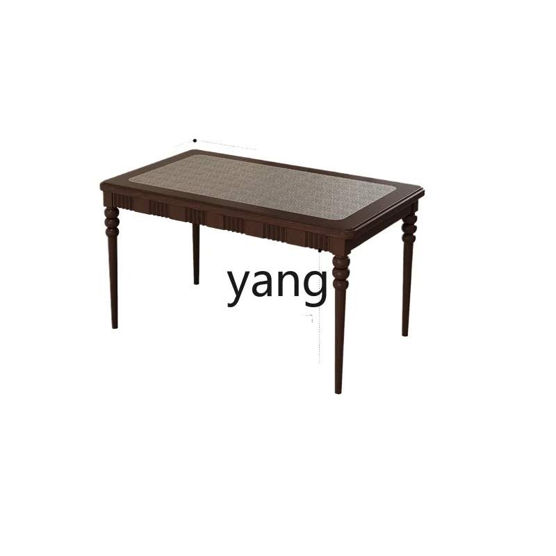 CX Solid Wood Dining Table Small Apartment Restaurant Home Begonia Glass Rectangular Table
CX Solid Wood Dining Table Small Apartment Restaurant Home Begonia Glass Rectangular Table