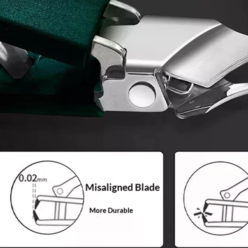 Anti-splash Nail Clippers Stainless Steel Ingrown Toenail Cuticle Cutter Diagonal Pliers Household Nail Trimmer Manicure Tools
Anti-splash Nail Clippers Stainless Steel Ingrown Toenail Cuticle Cutter Diagonal Pliers Household Nail Trimmer Manicure Tools