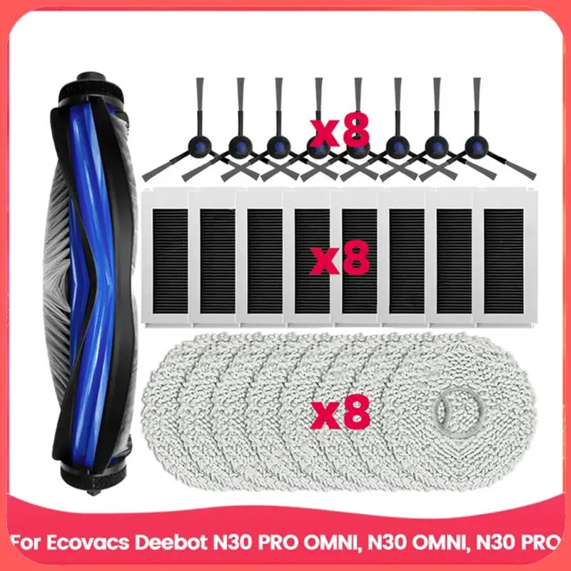 A76I-Roller Side Brush Filter Mop Cloth For Ecovacs Deebot N30 OMNI / N30 PRO OMNI /N30 PRO Vacuum Cleaner Parts Replacement
A76I-Roller Side Brush Filter Mop Cloth For Ecovacs Deebot N30 OMNI / N30 PRO OMNI /N30 PRO Vacuum Cleaner Parts Replacement