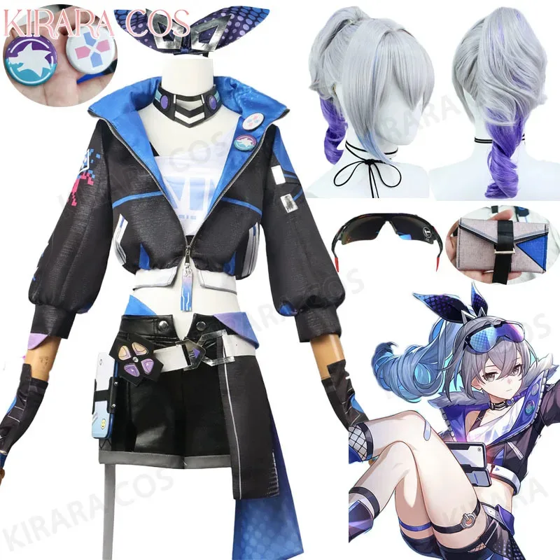 2025 New Star Rail Silver Wolf Cosplay Costume Cosplay Wig Hair Women Shoes Boots for Game Full Set Outfits with Eyeglass ★ ★
2025 New Star Rail Silver Wolf Cosplay Costume Cosplay Wig Hair Women Shoes Boots for Game Full Set Outfits with Eyeglass ★ ★