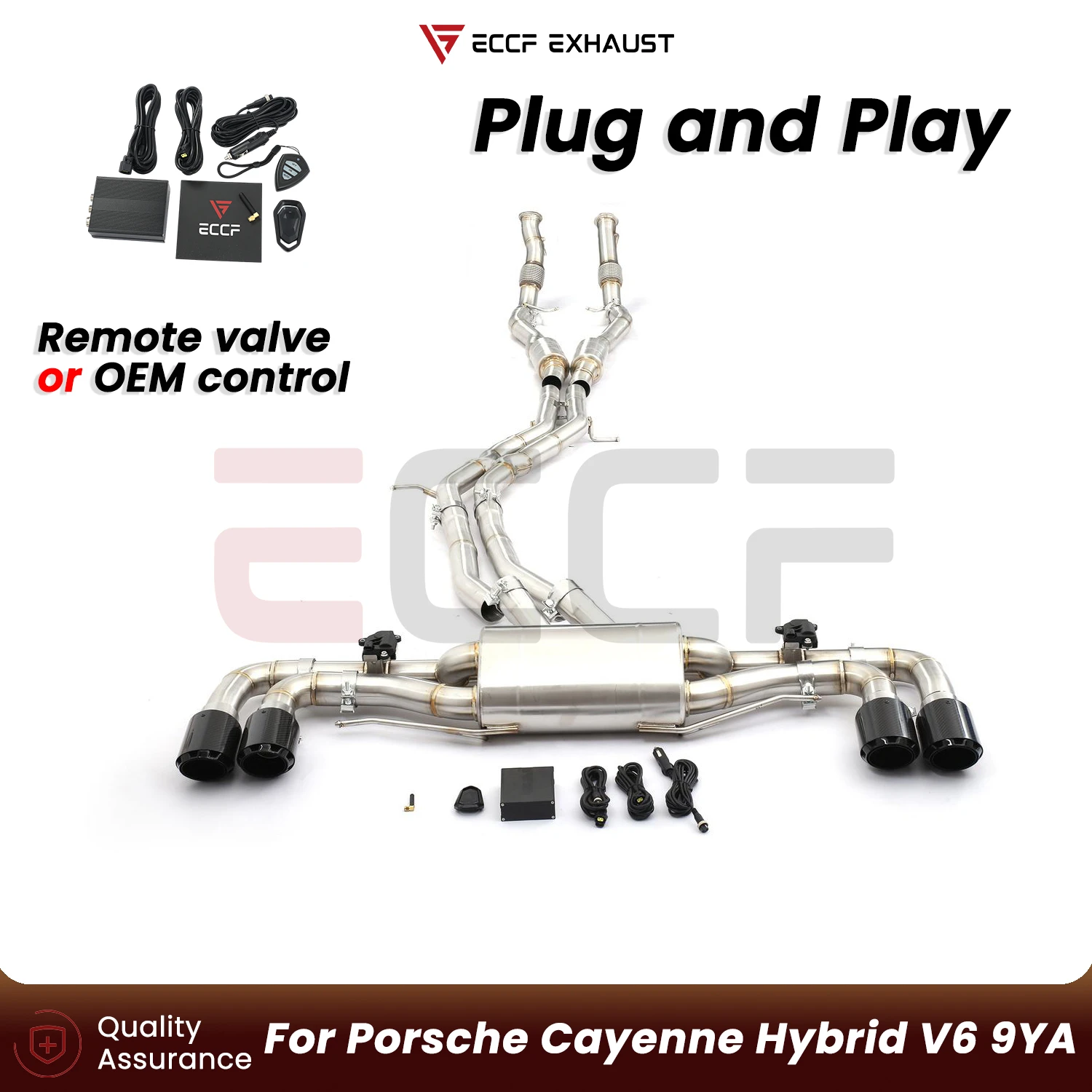 Sporty Stainless steel Complete exhaust system FOR Porsche Cayenne Hybrid V6 9YA 2023+ Aggressive Sound Performance Upgrade
Sporty Stainless steel Complete exhaust system FOR Porsche Cayenne Hybrid V6 9YA 2023+ Aggressive Sound Performance Upgrade
