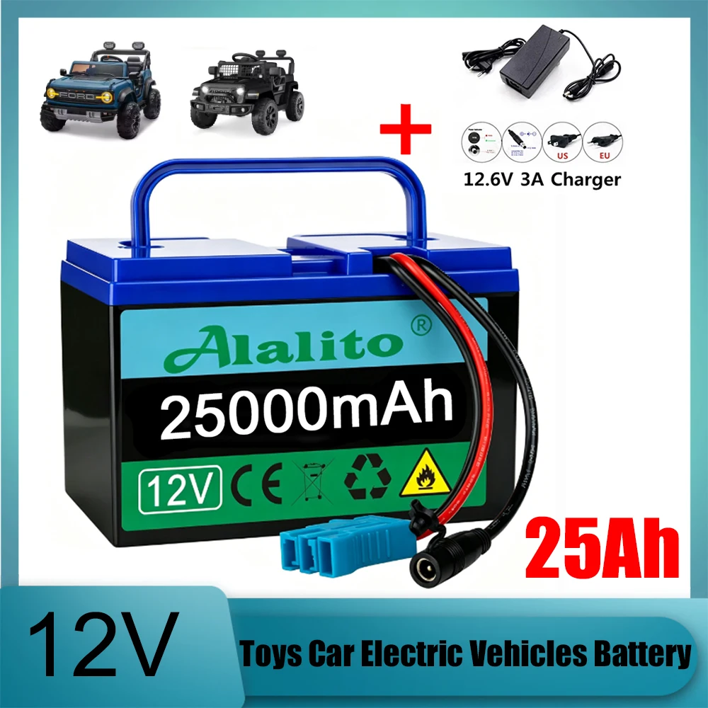 12V 25Ah Lithium Replacement Battery Compatible with Peg-Perego, Charger Included for John Deere Gator 12V Ride On Toys
12V 25Ah Lithium Replacement Battery Compatible with Peg-Perego, Charger Included for John Deere Gator 12V Ride On Toys