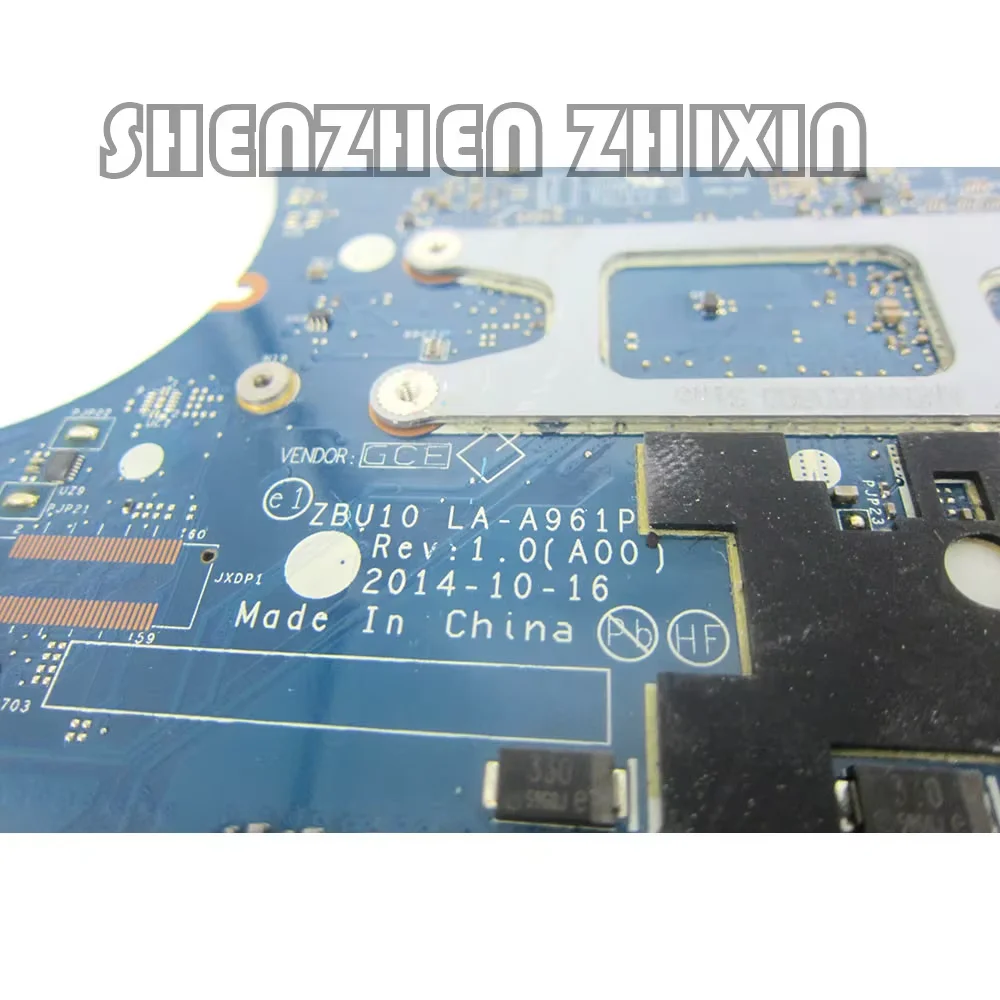 FOR Dell Latitude 7450 E7450 Laptop Motherboard with I3-5010U/I7-5600U CPU LA-A961P CN-0Y15C1 Mainboard full test
FOR Dell Latitude 7450 E7450 Laptop Motherboard with I3-5010U/I7-5600U CPU LA-A961P CN-0Y15C1 Mainboard full test